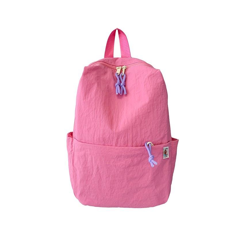 Schoolbag Korean ins style girly backpack female dopamine leisure travel backpack high value lightweight small schoolbag