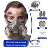 6200 High-Efficiency Washable Dust and Gas Mask for Industrial Use