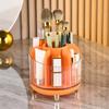 Stylish Cosmetic Holder Rotatable Makeup Storage Case Space Saving Organizers Home Accessory for Beauty Products