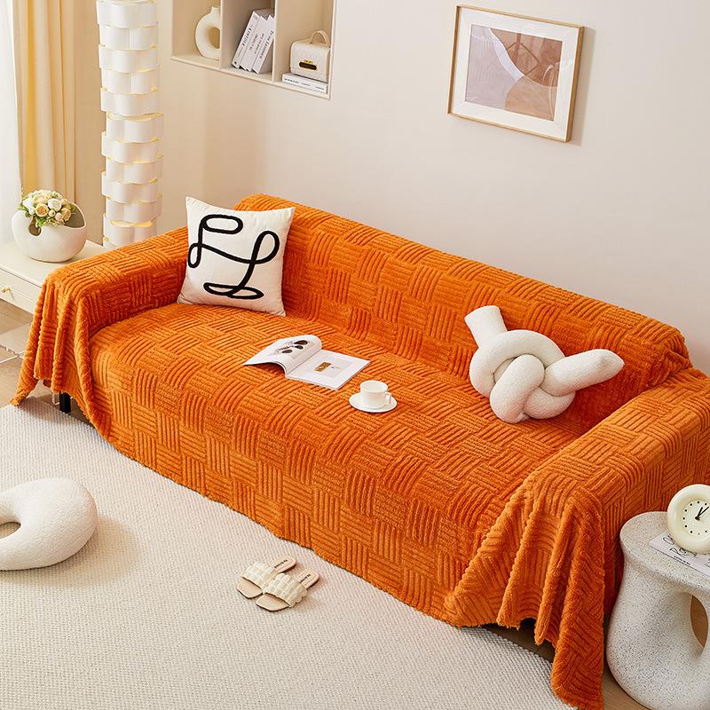 Sofabezug aus Stoff, kratzfest, dick, rutschfest, Sofadecke, Sofabezug, All-Inclusive-Mehrzweckbezug, Sofabezug, Handtuch