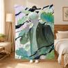 Mushishi Anime Throw 240G Flannel Blanket, Suitable For Sofas, Beds, Offices,  Exquisite Gift Blankets