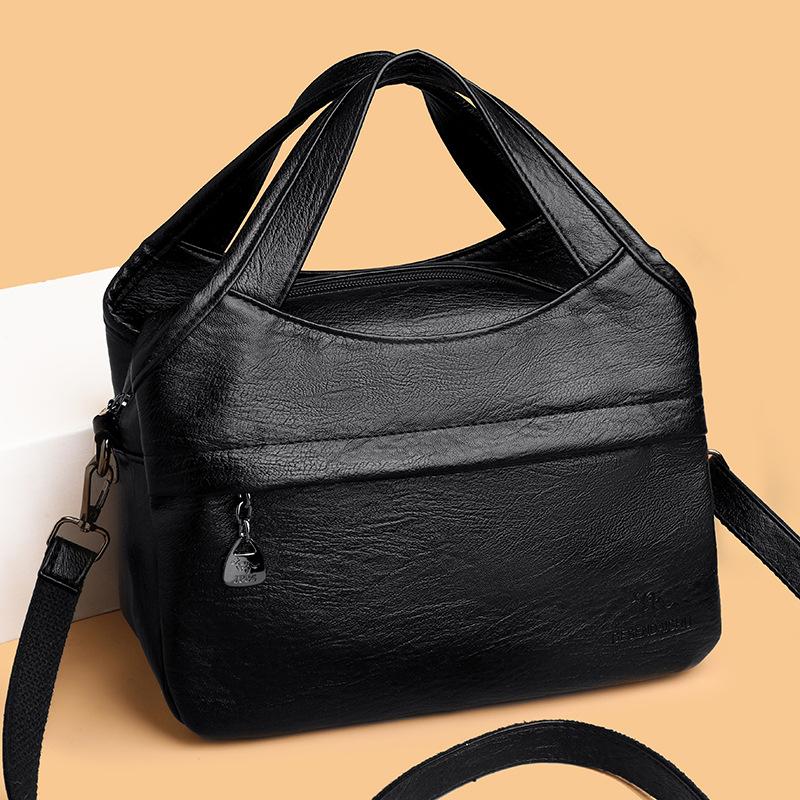 Borsa a Spalla Singola, Borsa a Tracolla Stampata Patchwork, Borsa Grande Capacità, Borsa da Portare a Spalla