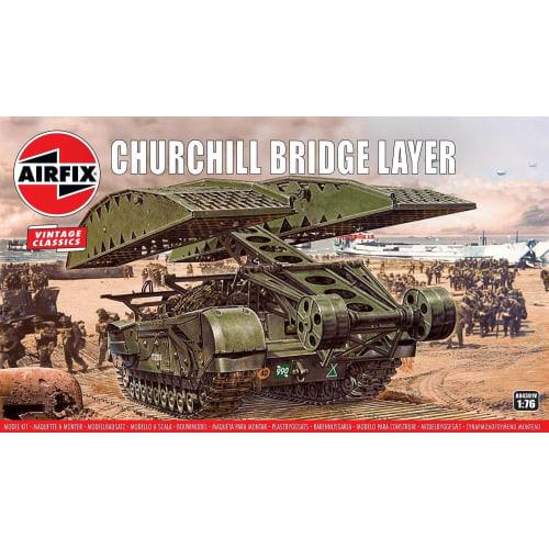 Airfix 1/76 British Churchill Bridge-Building Tank Plastic Model X-4301V