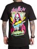 Sullen Herren Hitzewelle Kurzarm Standard T-Shirt Tattoo Skelett 90er Jahre Vibe Tee