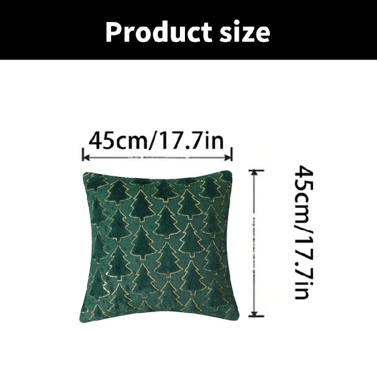 Multipurpose Christmas Pillow Cover Christmas Element Throw Pillows Cover for Home Room Sofa Couch Decoration