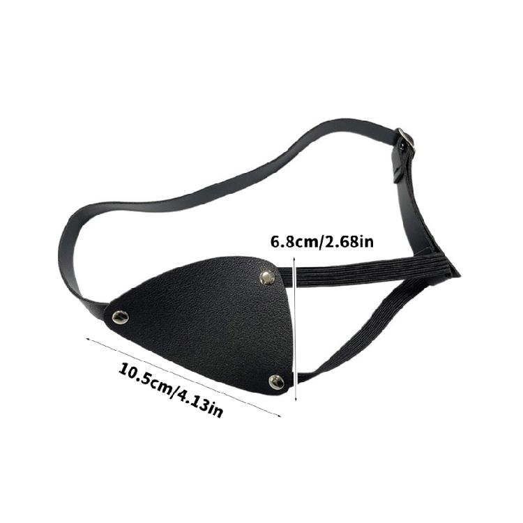 Medievals Knights Pirate Eye Patches Pu Leather Pirate Eyepatch Eye Mask Renaissances Costume Halloween Cosplay Costumes