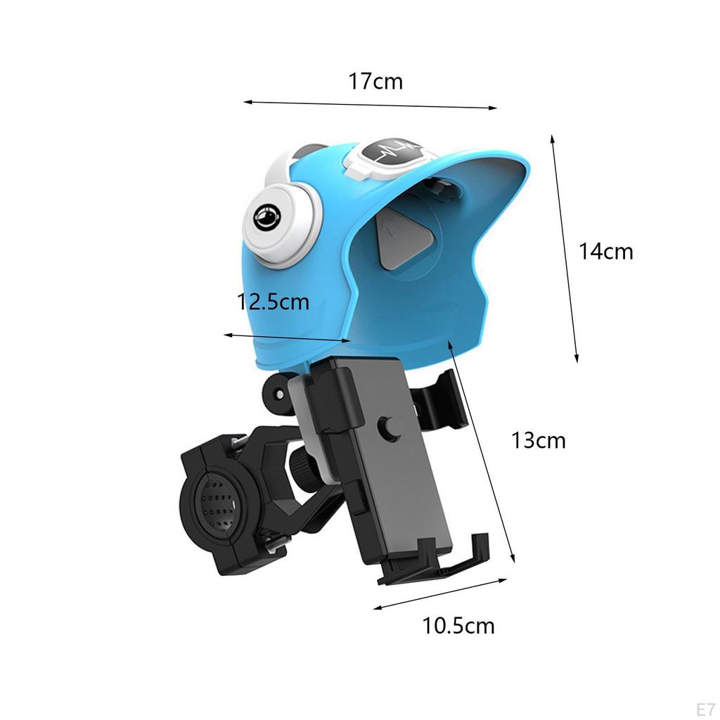 Bike Phone Mount Holder Cell Clip With Sun Visor Cute Adjustable Cradle Clamp