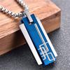 Edelstahl Herren Halskette - Trendiges Accessoire, Nischen Anhänger, Hip und Einzigartiges Design