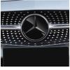 Emblemat Gwiazda Grill Samochodowy 3D Logo na Grill Przedni Do Mercedes Benz W204 W205 W213 X253 A B C E S CLA GLB GLC GLE GLS Akcesoria