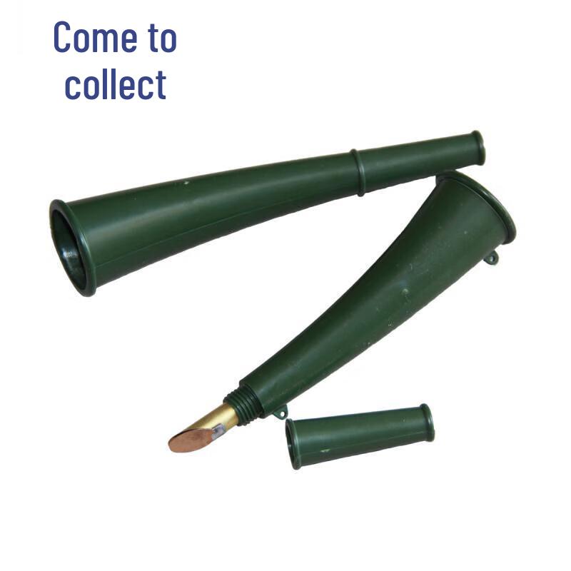 Green Plastic Training Signal Horn (10-Pack)