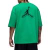 Jordan T Shirts Men's Green Crew Neck Moderate IH7303-324
