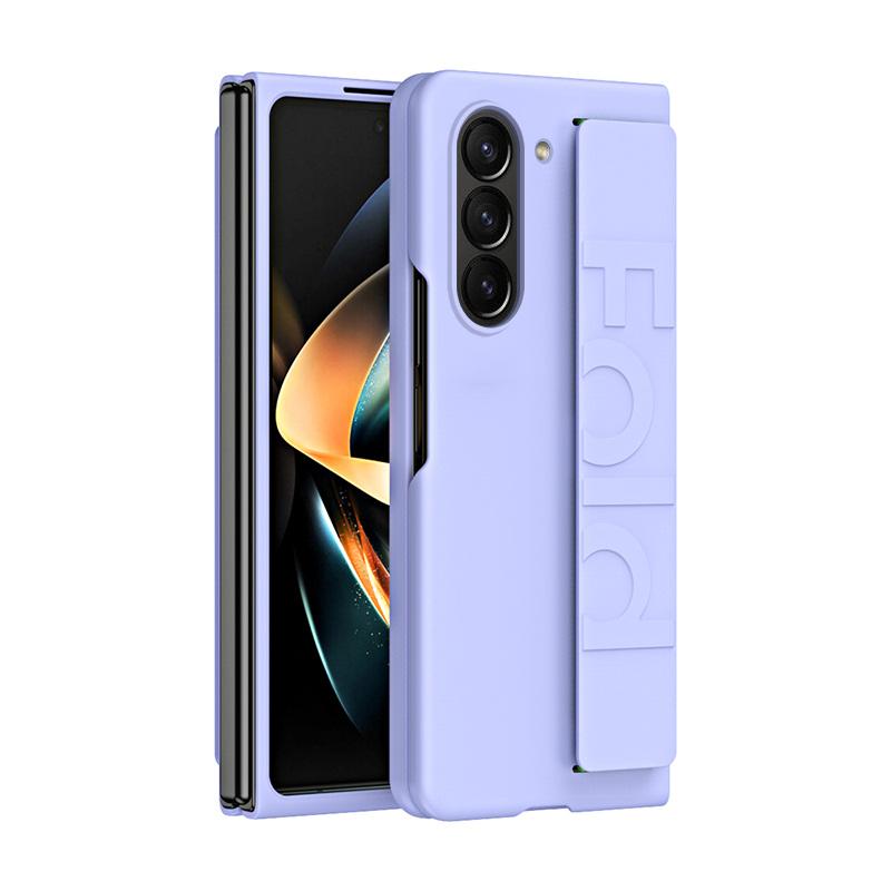 For Samsung Galaxy Z Fold 8 Ultra / 7 6 5 4 3 2 / Z Fold Special /W25 Case Luxury Ultra Thin Matte Wristband Folding Hard Cover