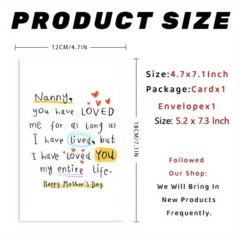 A Mother's Day card full of love