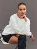 White imitation mink fleece cardigan sweater women's autumn and winter new short plush top loose lazy wind knitted jacket