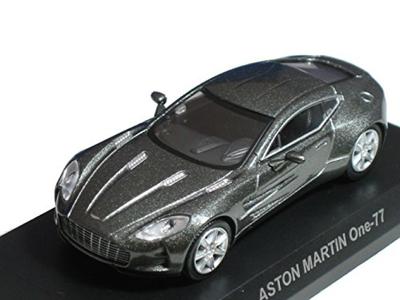 Kyosho Aston Martin Mini Araba Koleksiyonu 100. Yıl Dönümü Circle K Teşekkürler Gri Tek Ürün 1/64 One-77