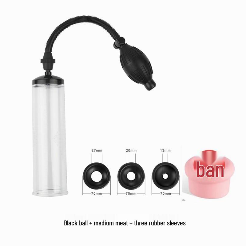 Male Enhancement Device Accessories: Silicone Leather Case & Rubber Suction Ball
