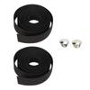 Road Bicycle Handlebar Wrap Tape with Silver Handle Plug EVA PU Antislip Shock Absorption for Mountain Bike Cycling