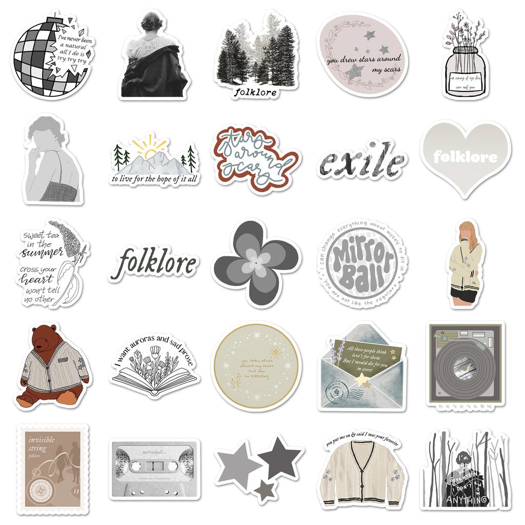 Fun Sticker Pack For Water Bottles, Luggage, Laptop, And Phone Case Decoratio