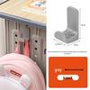 Elementary School Desk Backpack Hook - No-Punch Side Hook for School Supplies