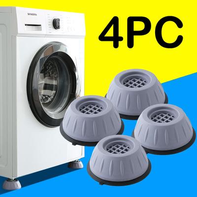 4 pezzi piedini anti-vibrazione cuscinetti gambe in gomma antiscivolo silenzioso Skid Raiser tappetino per lavatrice cuscinetti ammortizzatori accessori per stand