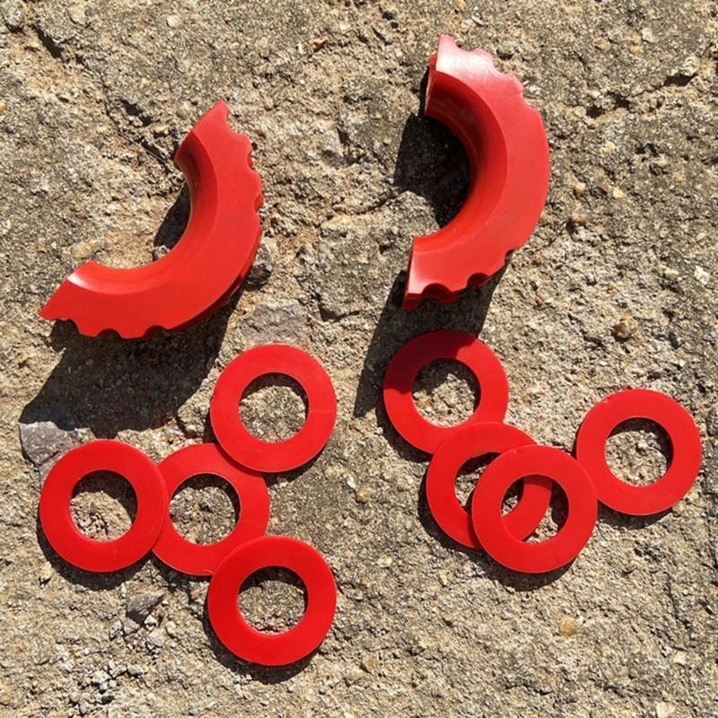 Universal Anti-Rust Bow Shackle 3/4" 5/8" D-Ring Shackle with Isolator & Washers