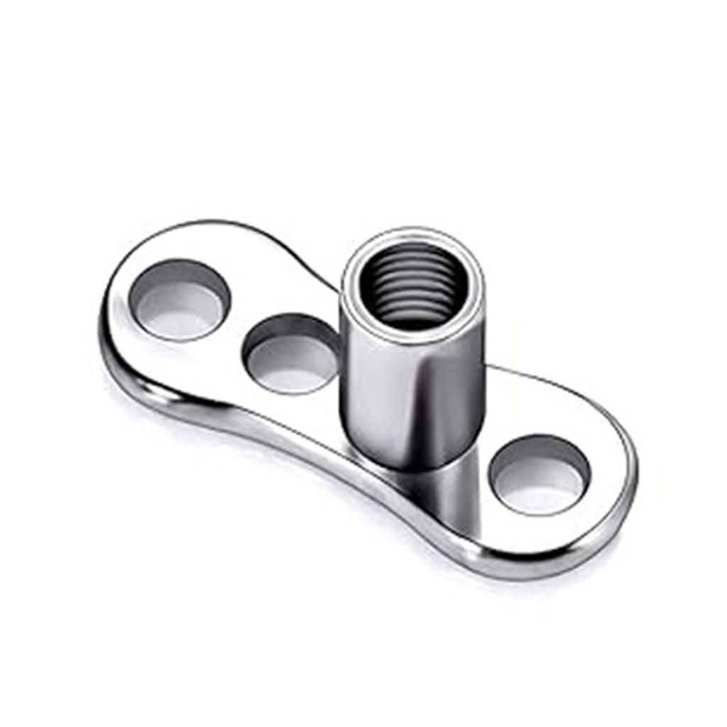 Fashionable ASTM F136 Sturdy Steel Materials Dermal Anchors Piercing Microdermal Jewelry Statement Pieces Daily Use