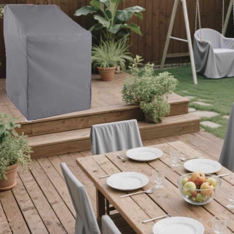 Waterproof Chair Cover for Stacking Garden Furniture 65x65x70x120cm UV Protection