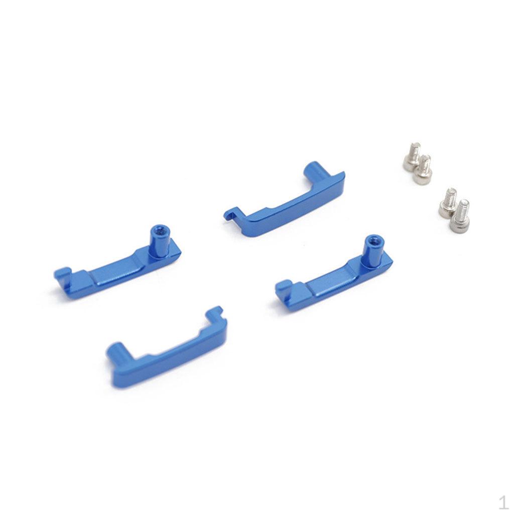 4 Piece Upgrade Door Handle with 1:10 Screws Model Accessories for DIY Replacement Parts