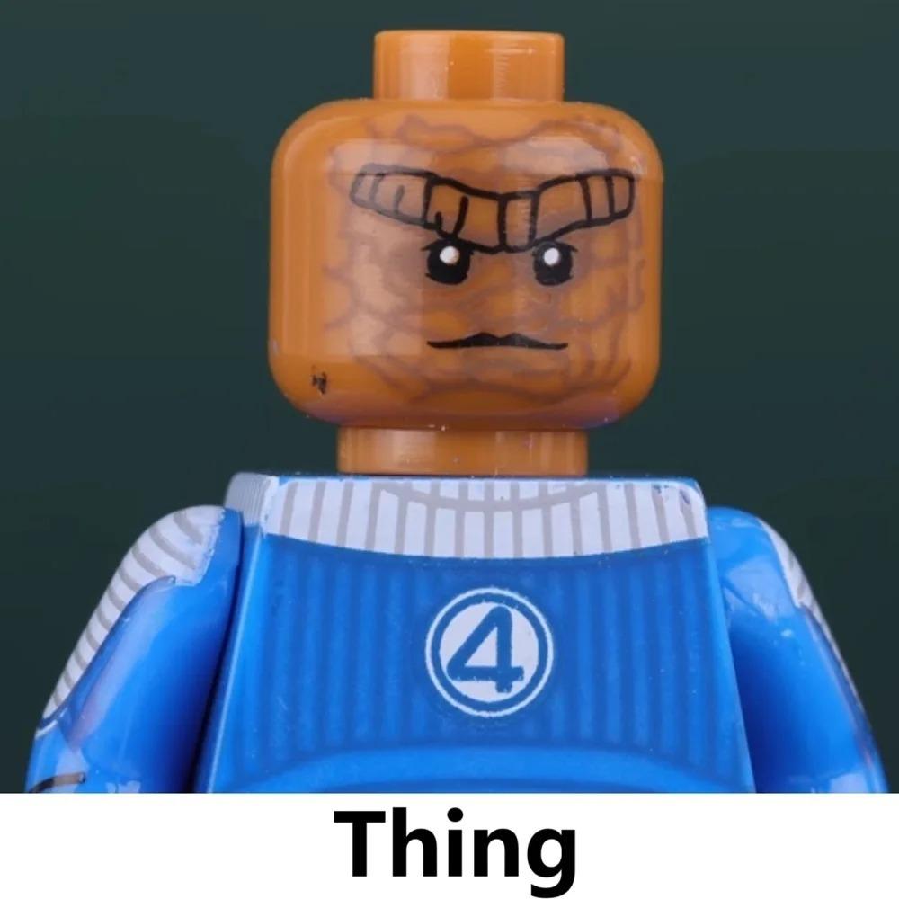 G0151 Nya Fantastiska Fyran Set Byggklossar Human Torch Mister Fantastic Galactus Mini Actionfigur Leksaker