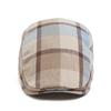 Men's Women Vintage Fashion Plaid Flat Cap Casual Ivy Newsboy Hat Breathable Lightweight Retro Beret For Spring Summer Unisex