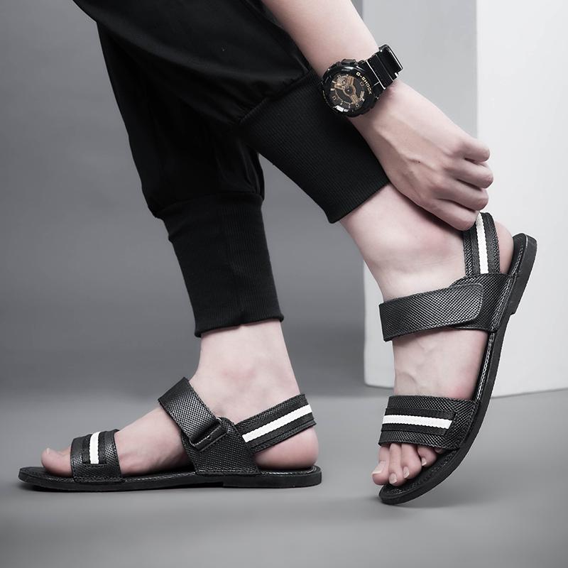 Comfortable Mens Sandals Leisure Beach Summer Shoes Holiday Men Sandaly New Outdoor Male Retro Casual Shoes Simple Cool Sneakers
