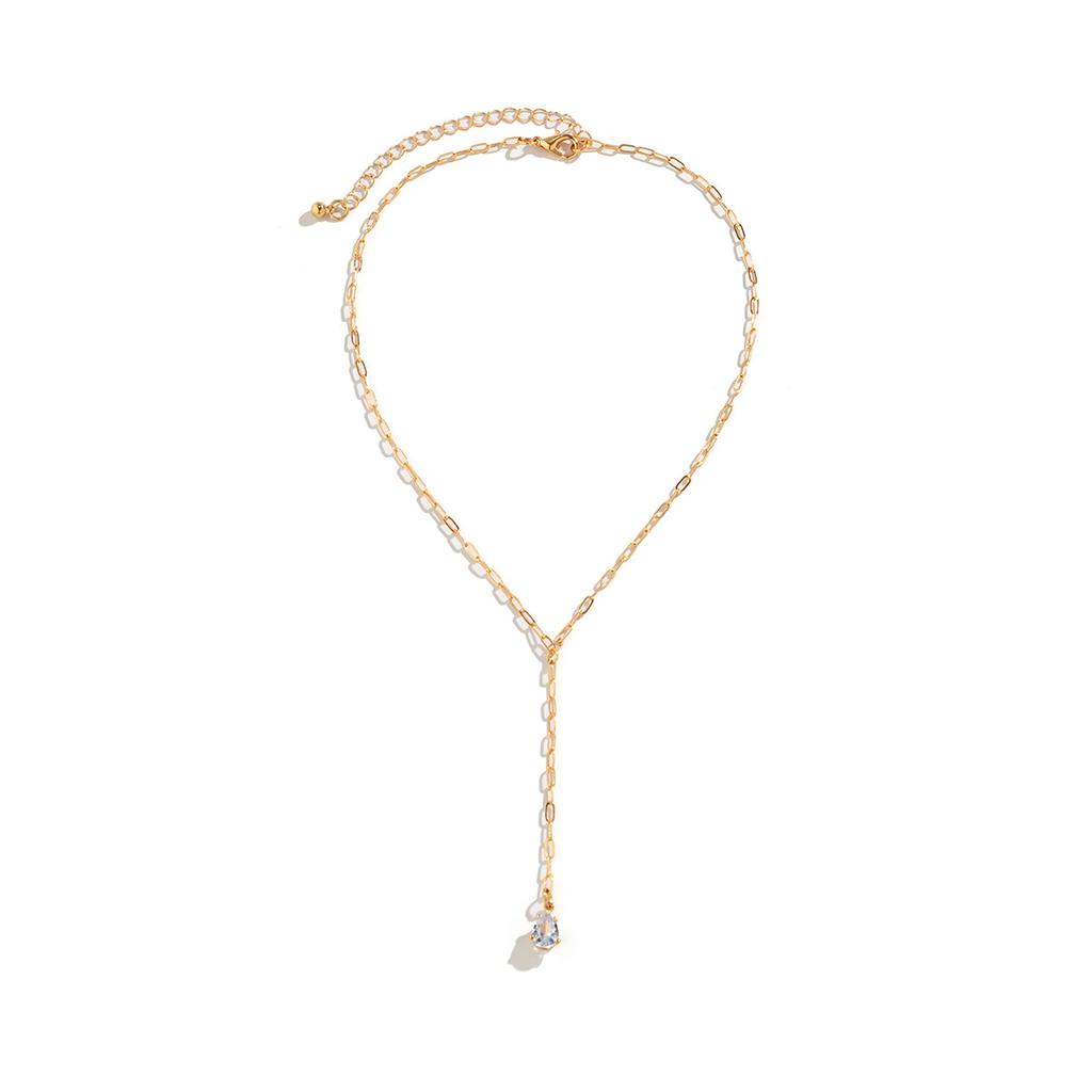 Simple Imitation Pearl Star-Shaped Fringed Necklace, A Cold Feng Shui Drop Pendant Necklace Female