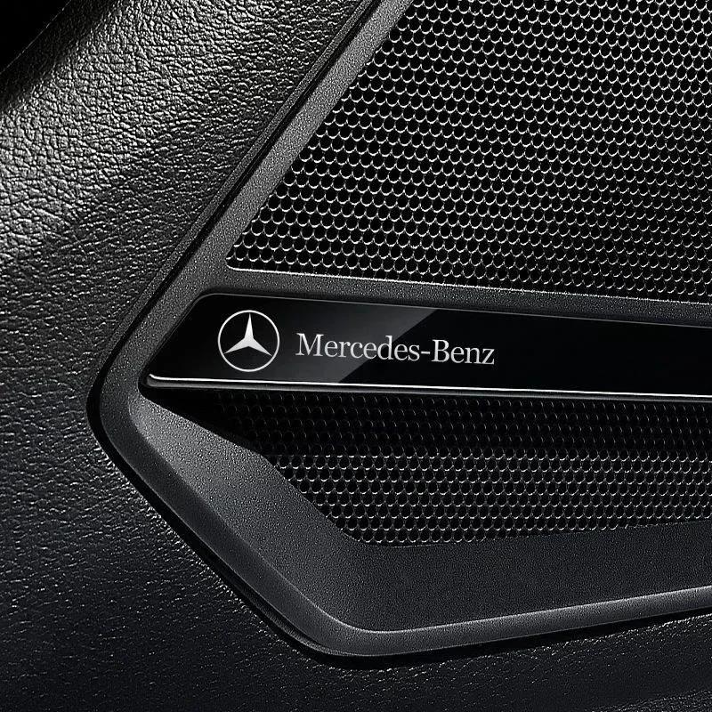 3D Metal Emblem Sticker Car Interior Decoration Styling Decals For Mercedes Benz AMG class W205 W203 GLC GLK W206 W220 A180 W211