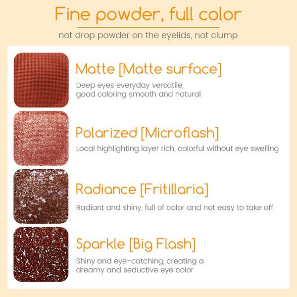 Nine-color Keyboard Fingertip Eyeshadow Palette Pearly Matte Super Fire 9-color Eyeshadow Cheap Wholesale Beginner Fashion