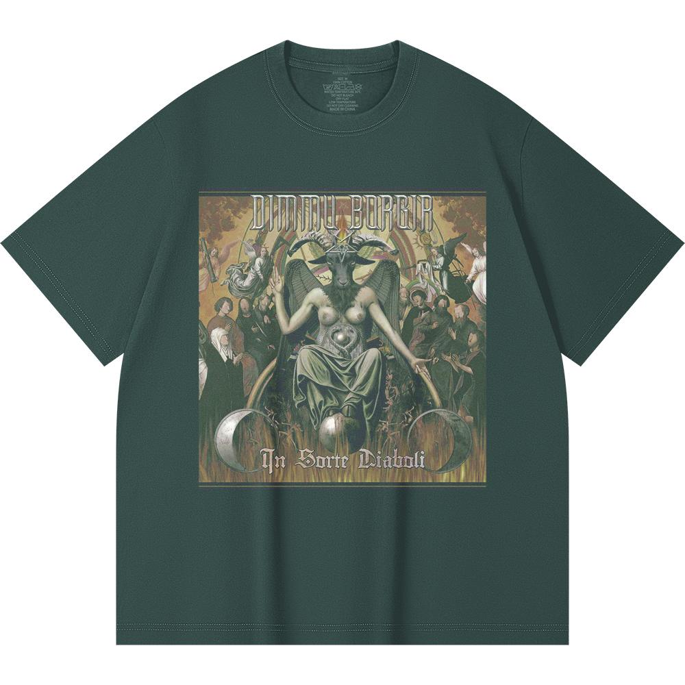 230 g/m² 100% puuvillane Heavy Metal T-särk Rockibändi Popmuusika Prindiga Unisex Raske puuvillane T-särk