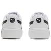 Puma Smash Platform V2 Women's Low Top Sneakers Black White 373035-02