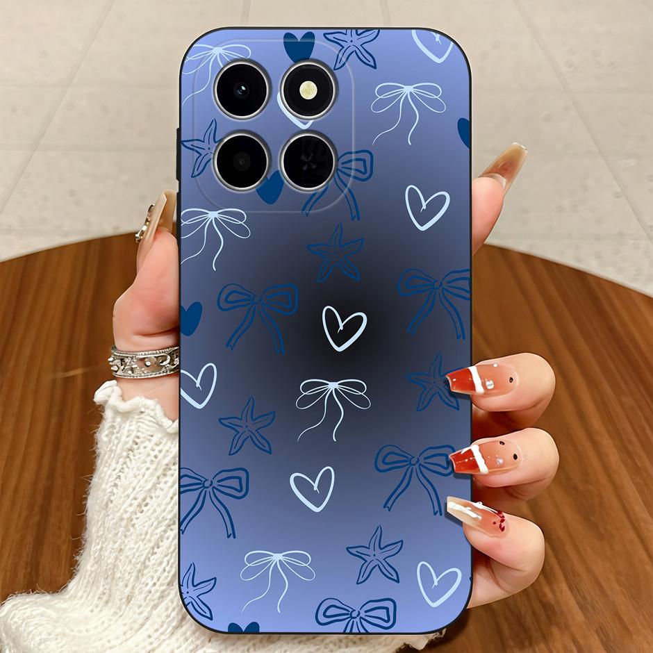 For Honor X6C X6B X6D X7D X7C Case Brilliant Flower Vintage Dyeing Anti-drop Simplicity Matte Shell For HonorX6C honorx7d Bumper