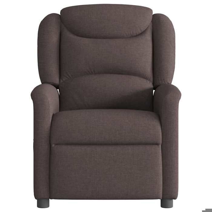 VidaXL Fauteuil inclinable Marron foncé Tissu, fauteuil, fauteuil inclinable TV, poussette, fauteuil inclinable pour 4015601