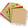 24pcs Christmas Halloween Scrapbook Paper Pads 6x6In Festival Packaging Decoration DIY Crafts Journaling Supplies Gift Wrapping