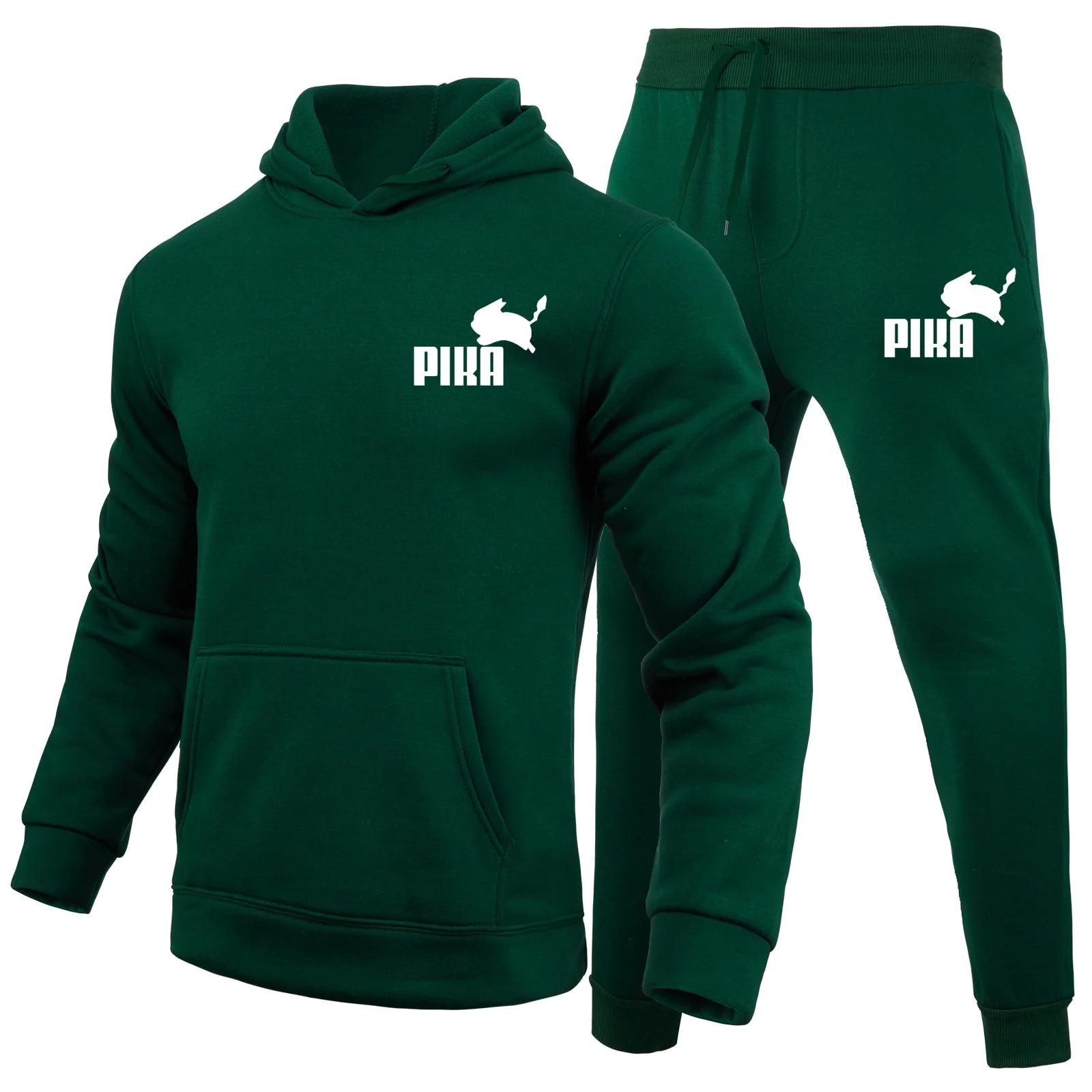 

Pika Hoodie Set Жіночі толстовки Костюми Відкритий фітнес біг модний спортивний костюм Весняно-осінній стиль Толстовка M