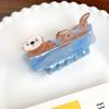 Sweet Cute Cat Crab Clip Korean Style Small Shark Clip Cartoon Animal Hair Claw  Hair Accessories