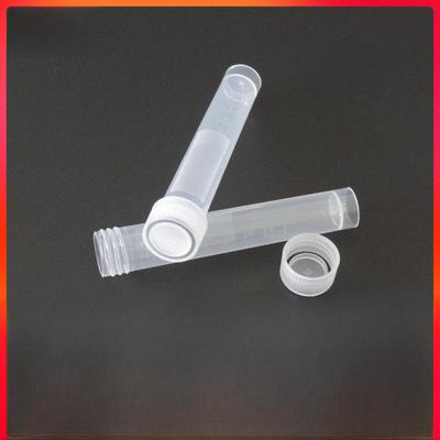 10ml Cryotube with Transparent Cover: Plastic Screw Mouth, High Sealing, Non-Leakage.