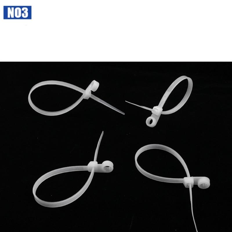 100Pcs Nylon Cable Ties Reusable Wire Ties Locking Nylon Cable Cord Management Adjustable Cord Ties Straps Enduring