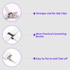 MENDENG Bed Sheet Straps Queen Fitted Sheet Straps Sheet Holders for Corners King Size Mattress Straps Suspenders Gripper White 4P