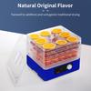 5 Trays Food Dehydrator Automatic Power Off Food Dehydrator Adjustable Intelligent Food Dehydrator