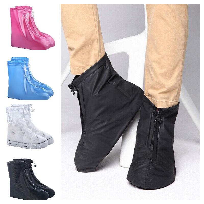Foldable Galoshes Waterproof Shoe Covers Notslip Raining Shoes Camping Cover