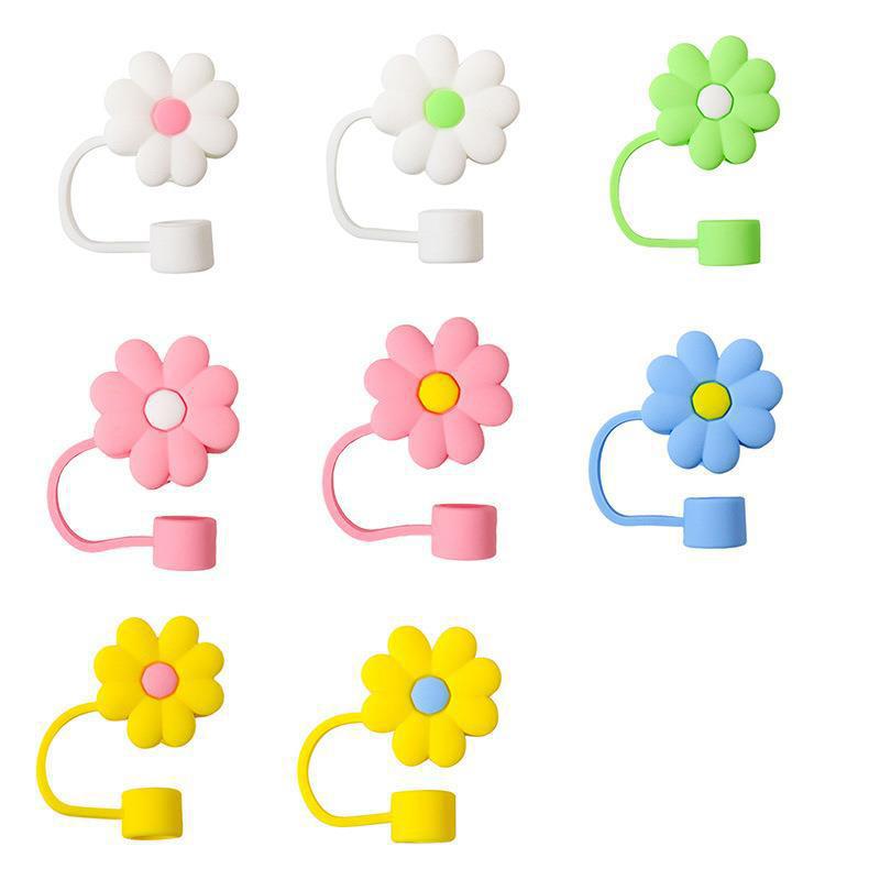 Tappo per Cannuccia Copri Cannuccia Accessori per Tazza Copri Punte in Silicone per Cannuccia Riutilizzabile Antipolvere Per Camminare Campeggio