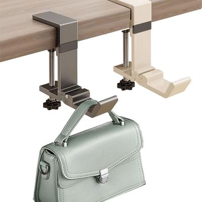 Adjustable Desk Edge Bag Hook Punch-free Foldable Table Side Backpack Rack Portable Multi-functional Desk Headset Hanger Home