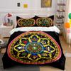 Mandala Art Decor Set Soft Comfortable Duvet Cover Bedding Set Included 1*Duvet Cover & 2*Pillowcases, Gift
