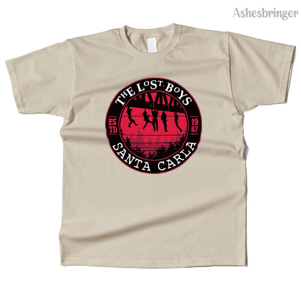 Mens Cotton The Lost Boys Graphic T Shirt Street Casual Style Tee for Men and Women